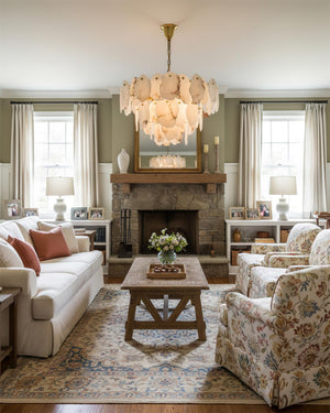 Leon Alabaster Chandelier