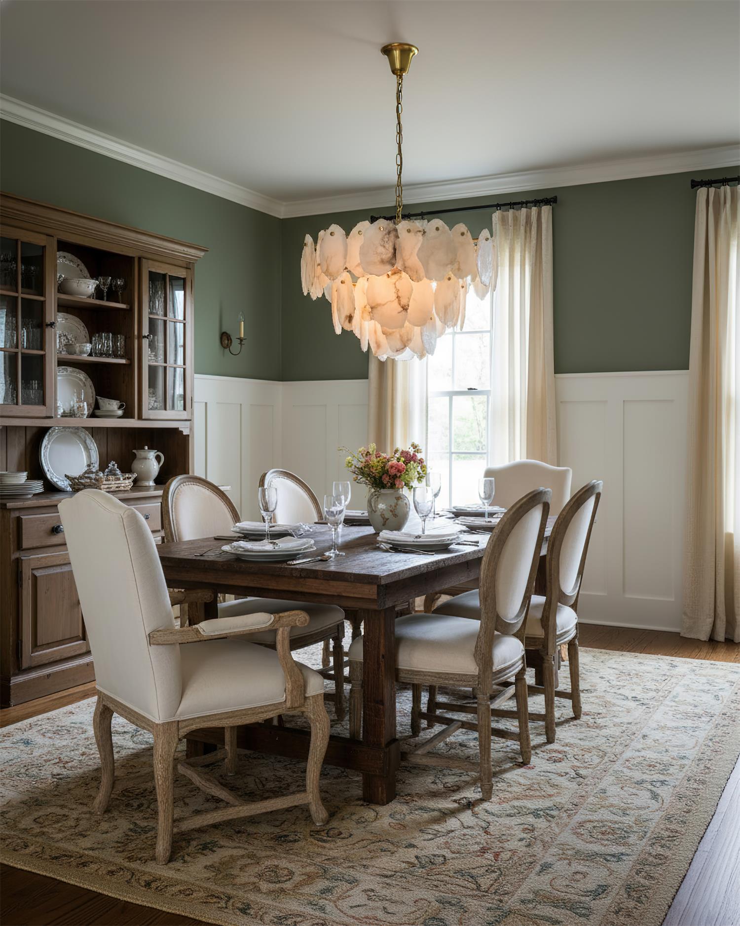 Leon Alabaster Chandelier