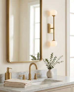 Leviano Brass Wall Sconce