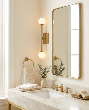 Leviano Brass Wall Sconce