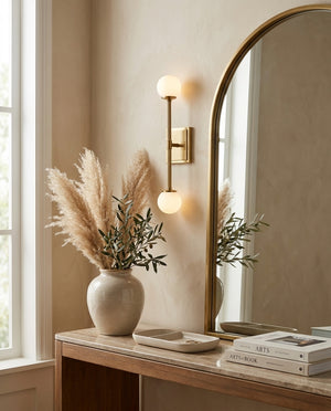 Leviano Brass Wall Sconce