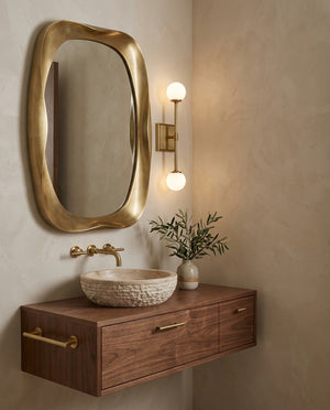Leviano Brass Wall Sconce