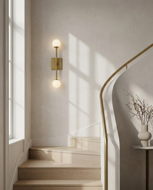 Leviano Brass Wall Sconce