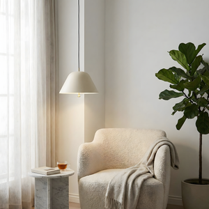 Lámpara colgante levitada