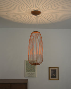 Lightweight Spokes Cage Pendant Lamp