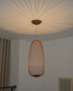 Lightweight Spokes Cage Pendant Lamp