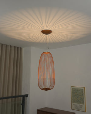 Lightweight Spokes Cage Pendant Lamp