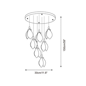 Lilium Drop Chandelier