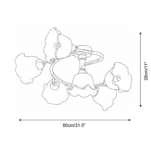 Lily Cascade Ceiling Lamp