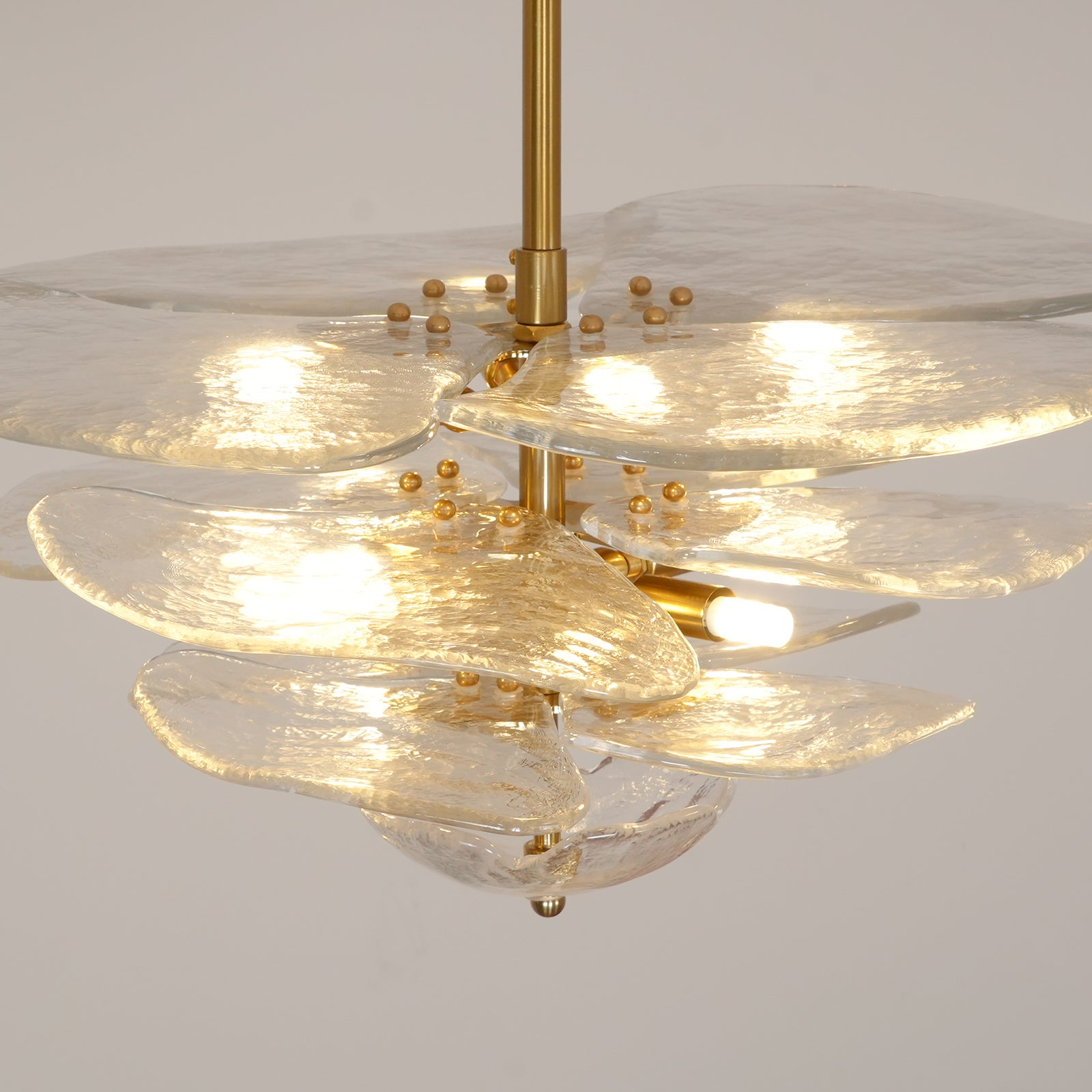 Lilypad Glass Chandelier