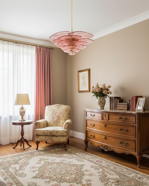 Lilypad Glass Chandelier