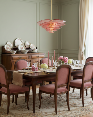 Lilypad Glass Chandelier