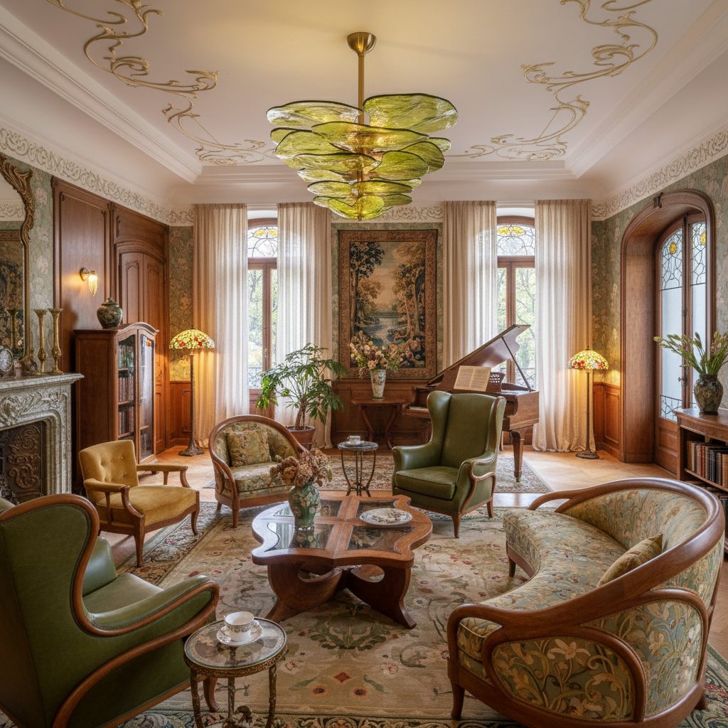 Lilypad Glass Chandelier