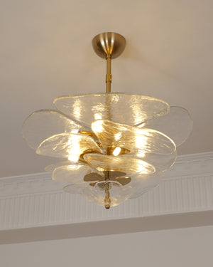 Lilypad Glass Chandelier