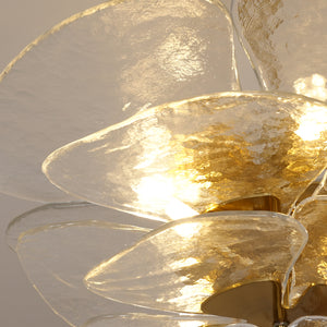 Lilypad Glass Chandelier