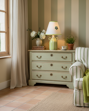 Lime Twirl Table Lamp