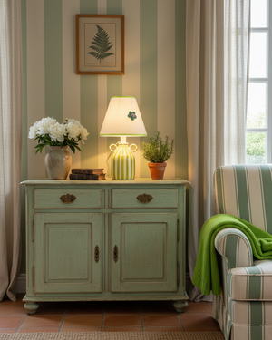 Lime Twirl Table Lamp