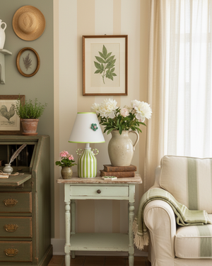 Lime Twirl Table Lamp