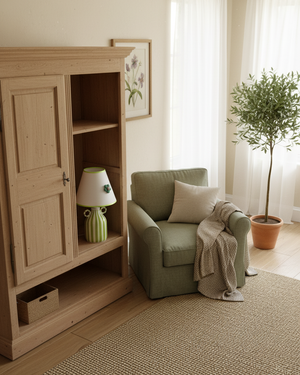 Lime Twirl Table Lamp