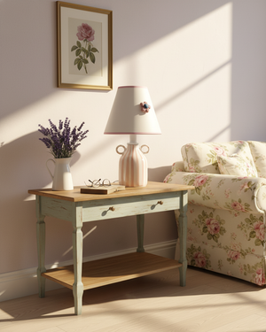 Lime Twirl Table Lamp