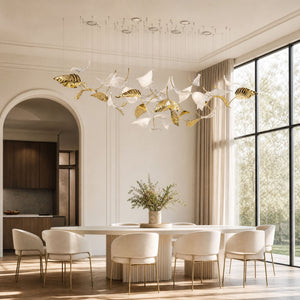 Linden Leaves Chandelier