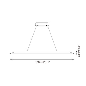 Linea Wood Chandelier