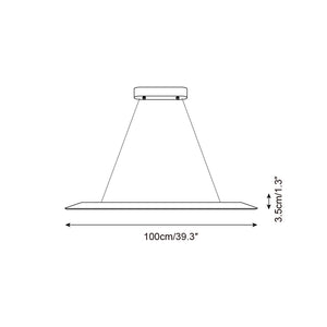 Linea Wood Chandelier