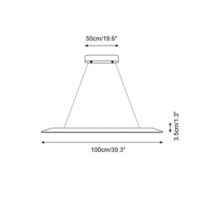 Linea Wood Chandelier