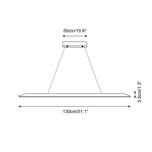 Linea Wood Chandelier