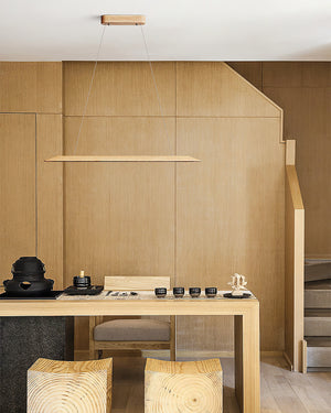 Linea Wood Chandelier