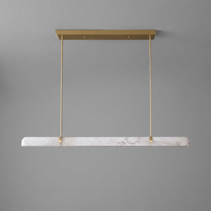 Linear Alabaster Chandelier