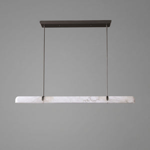 Linear Alabaster Chandelier