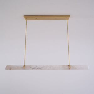 Linear Alabaster Chandelier