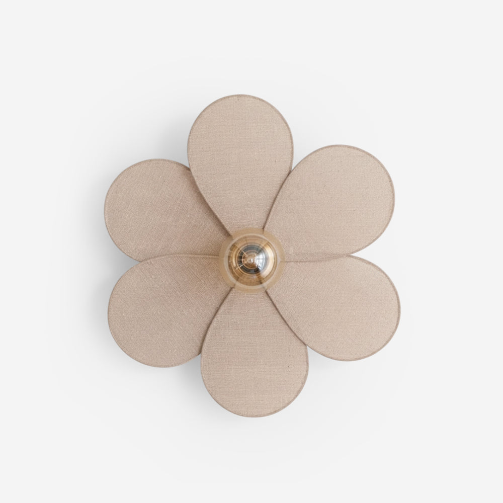 Linen Blossom Wall Lamp