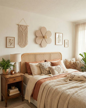 Linen Blossom Wall Lamp