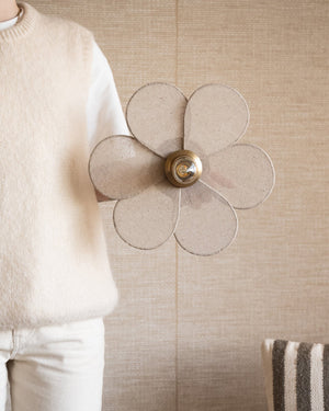 Linen Blossom Wall Lamp
