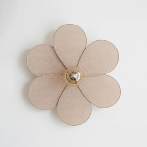 Linen Blossom Wall Lamp