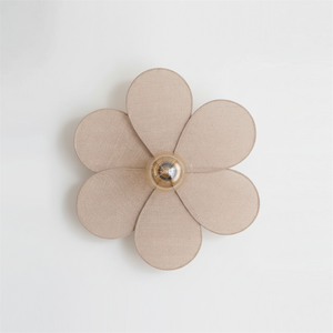 Linen Blossom Wall Lamp