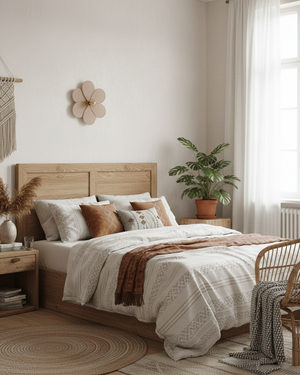 Linen Blossom Wall Lamp