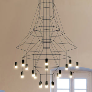 Lattice Chandelier