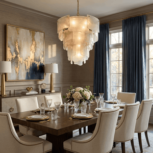 Liora Melted Glass Chandelier