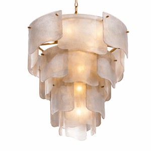 Liora Melted Glass Chandelier