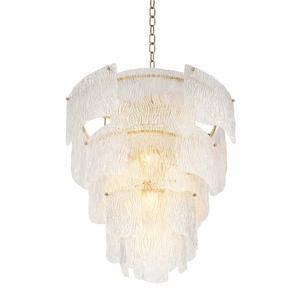 Liora Melted Glass Chandelier