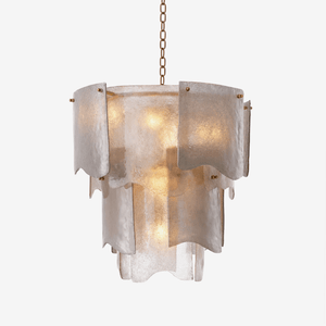Liora Melted Glass Chandelier