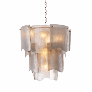 Liora Melted Glass Chandelier