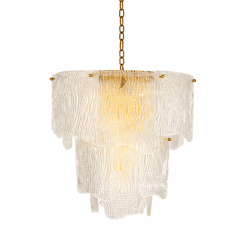 Liora Melted Glass Chandelier – detail 11