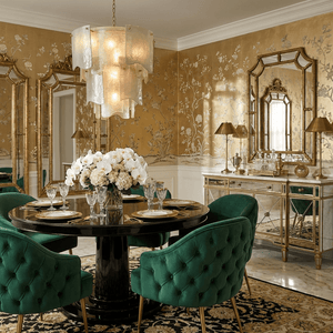 Liora Melted Glass Chandelier