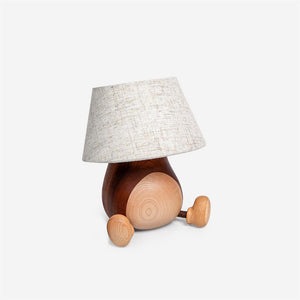 Little Monkey Wood Table Lamp