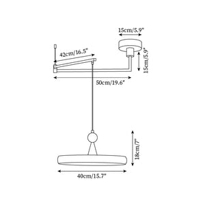 Lodi Swing Arm Pendant Light