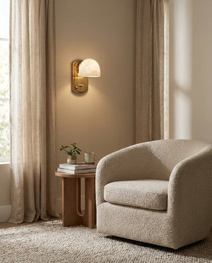 Lorina Alabaster Wall Sconce